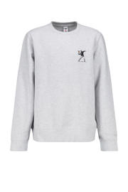 thumbnail: America Today sweater met backprint grijs