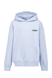 thumbnail: America Today hoodie met backprint babyblauw