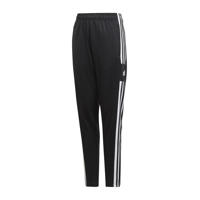 thumbnail: Zwarte jongens en meisjes adidas Performance Junior trainingsbroek Squadra 21 van polyester met elastische tailleband met koord