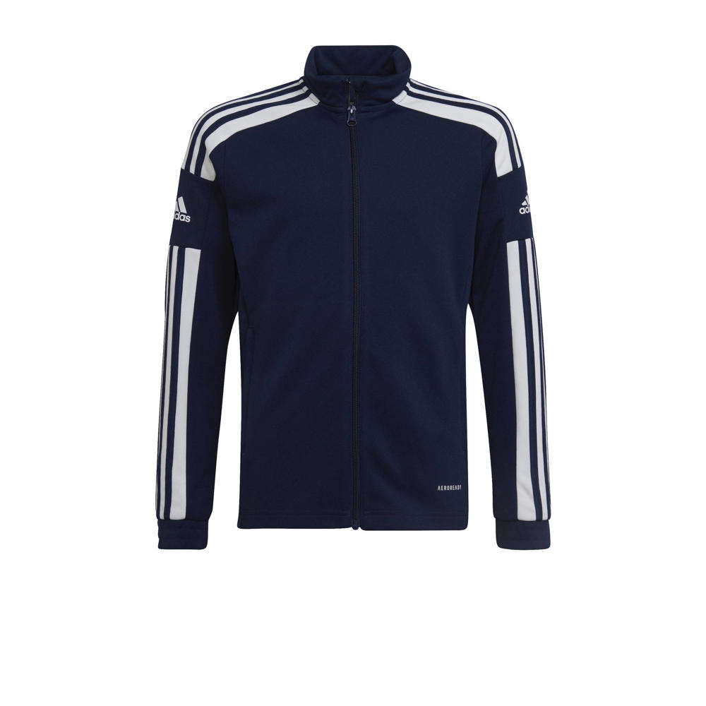 adidas Performance Junior  sportvest Squadra 21 donkerblauw/wit
