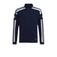 thumbnail: adidas Performance Junior  sportvest Squadra 21 donkerblauw/wit