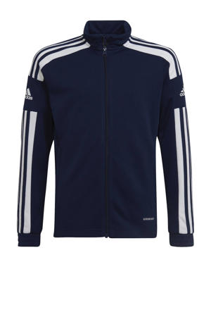 Junior  sportvest Squadra 21 donkerblauw/wit