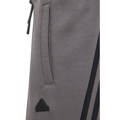 Adidas Sportswear joggingbroek grijs zwart Jongens Meisjes Katoen Effen 176