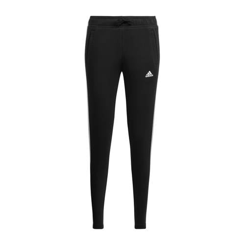 adidas Sportswear joggingbroek zwart/wit Jongens/Meisjes Katoen Effen