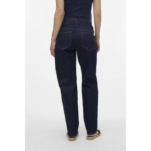 VERO MODA MATERNITY low waist zwangerschaps loose jeans VMMZOA medium blue denim L