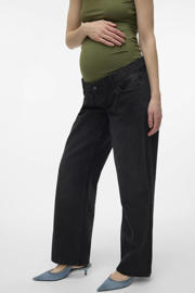 thumbnail: VERO MODA MATERNITY zwangerschaps wide leg jeans VMMTESS black denim