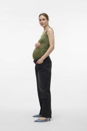thumbnail: VERO MODA MATERNITY zwangerschaps wide leg jeans VMMTESS black denim