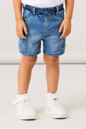 cargo short NMMBEN medium blue denim