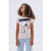 NAME IT KIDS T-shirt NKFNANNI SNOOPY met printopdruk zacht oudroze