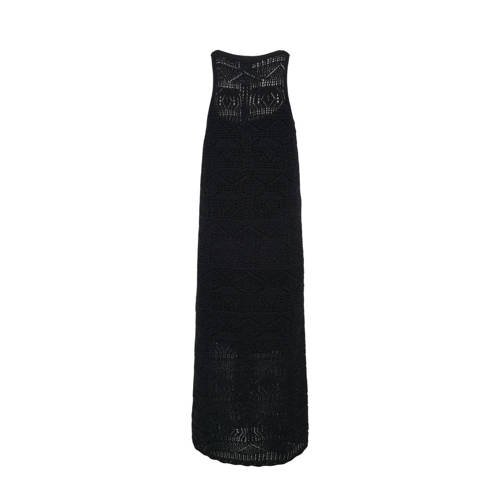 ONLY MATERNITY gehaakte zwangerschapsjurk OLMBEACH zwart Dames Polyester Ronde hals L