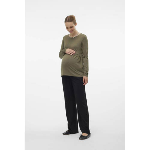 VERO MODA MATERNITY broek Dames Polyester Effen L
