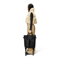 thumbnail: Rains  rugzak Tote Backpack W3 zwart