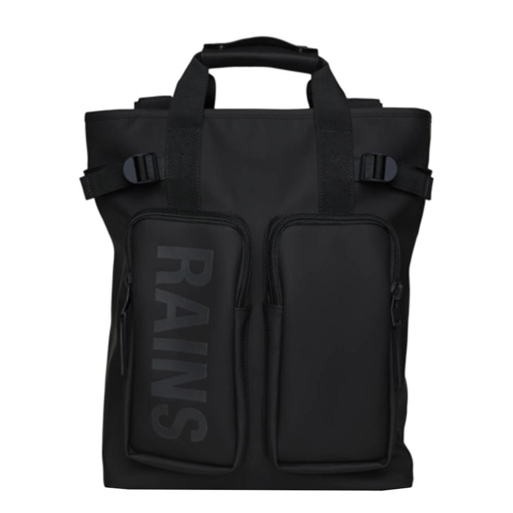 Rains  rugzak Tote Backpack W3 zwart
