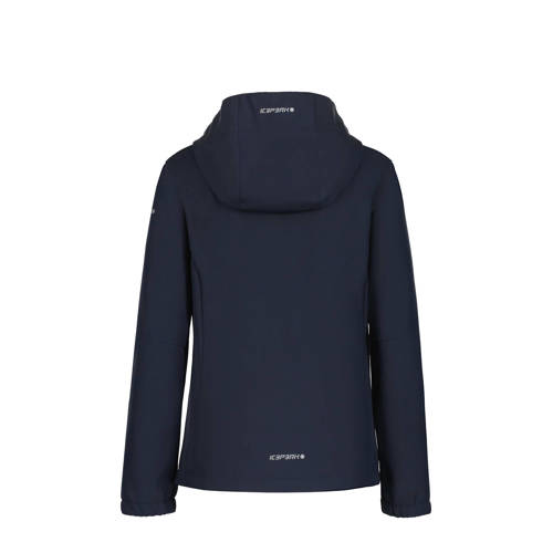 icepeak softshell jas Kobryn jr donkerblauw Meisjes Polyester Capuchon 152