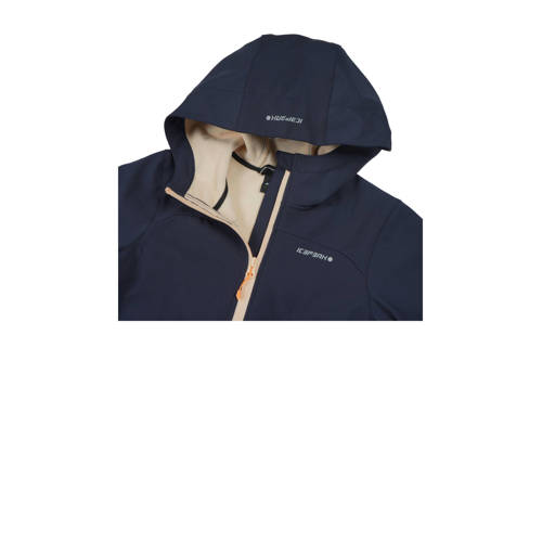 icepeak softshell jas Kobryn jr donkerblauw Meisjes Polyester Capuchon 152