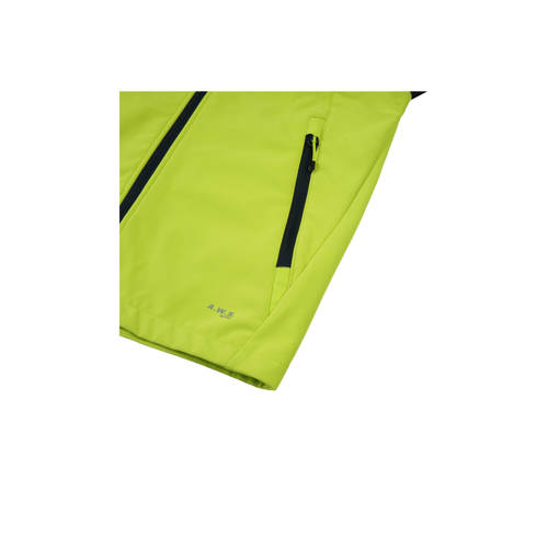 icepeak softshelljas Konan jr groen zwart Jongens Polyester Capuchon Effen 140