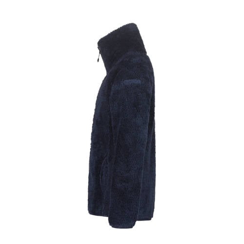 icepeak fleecevest Loma donkerblauw Outdoor vest Jongens Meisjes Polyester Opstaande kraag 140