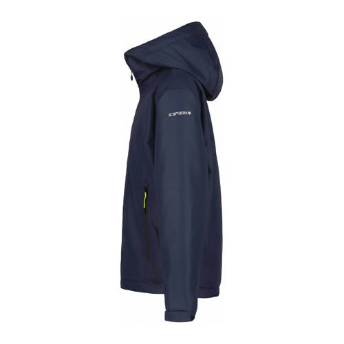 icepeak jack Kaktovik donkerblauw Outdoor jas Jongens Polyester Capuchon 140