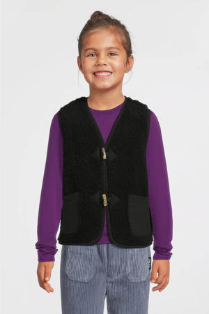 teddy gilet Roa zwart