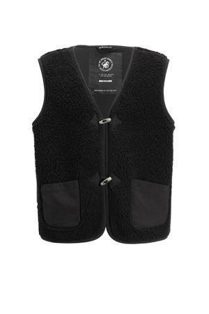teddy gilet Roa zwart