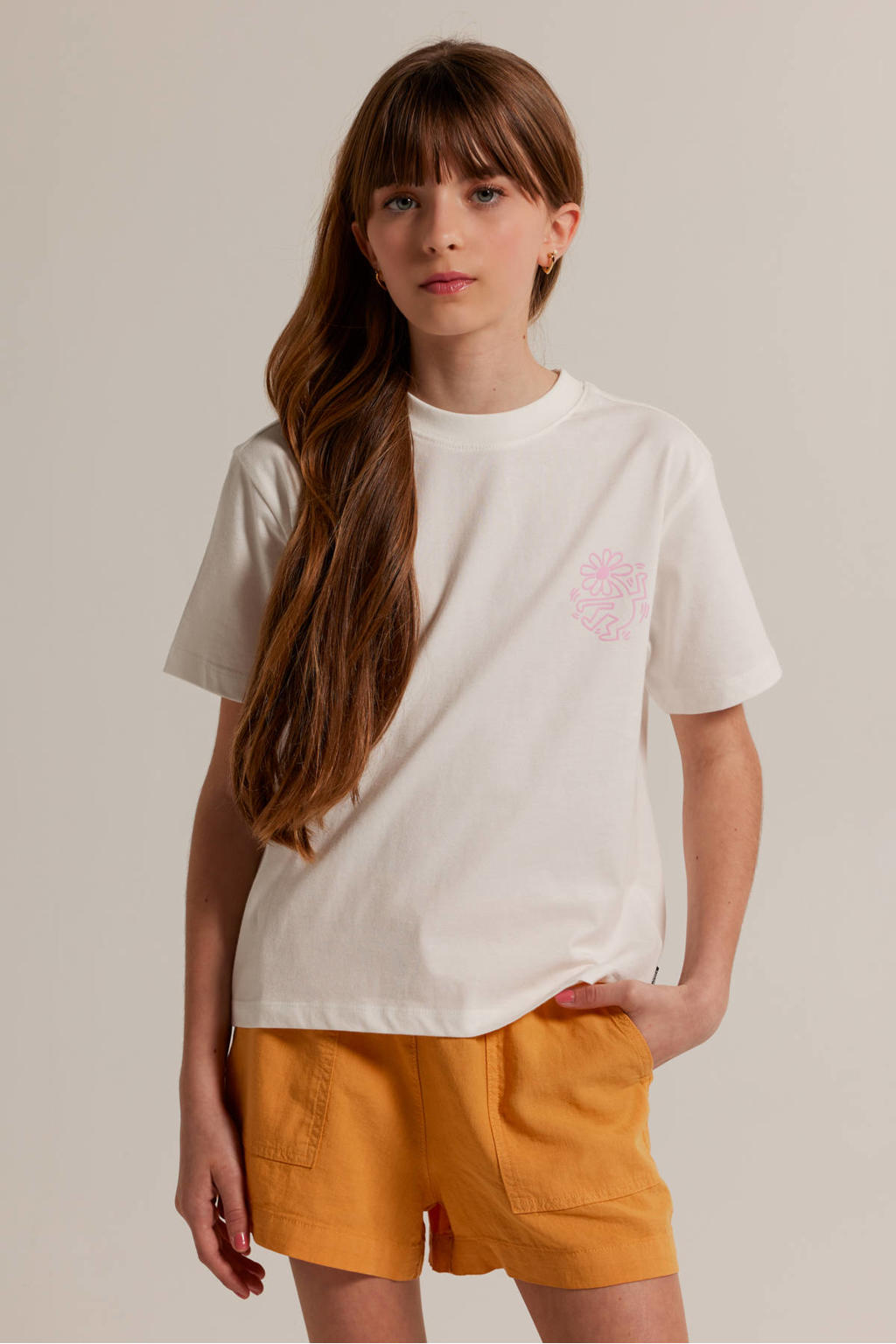 America Today T-shirt met backprint