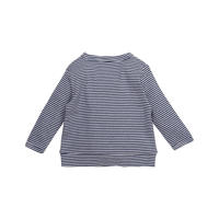 thumbnail:  jongens en meisjes BESS baby gestreepte longsleeve van stretchkatoen met lange mouwen, ronde hals, drukknoopsluiting en overslag detail