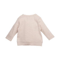 thumbnail:  jongens en meisjes BESS baby gestreepte longsleeve van stretchkatoen met lange mouwen, ronde hals, drukknoopsluiting en overslag detail