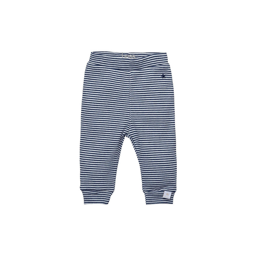 BESS baby gestreepte broek van stretchkatoen met elastische tailleband