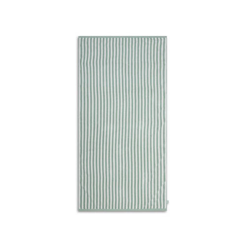Swim Essentials strandlaken Green Striped (180x90 cm) Groen/Wit Kinderstrandlaken afbeelding