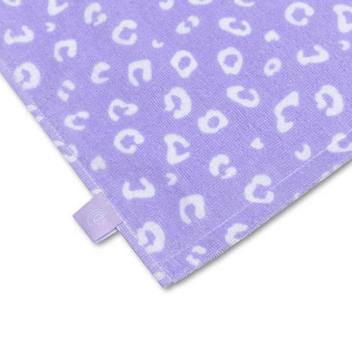 Swim Essentials kinderstrandlaken Lila Leopard ( cm) Lila Paars Dierenprint