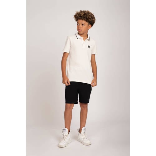 NIK&NIK polo Brody offwhite Wit Jongens Katoen Polokraag Effen 152