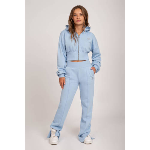 NIK&NIK joggingbroek Fos lavendelblauw Meisjes Sweat Effen 128
