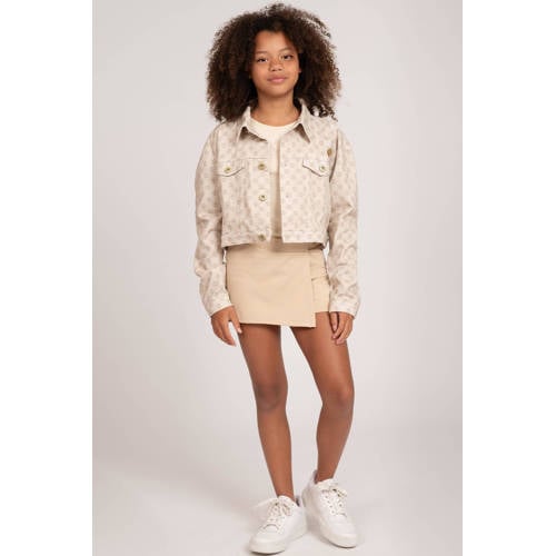 NIK&NIK skort Paige beige Rok Meisjes Polyester Effen 152