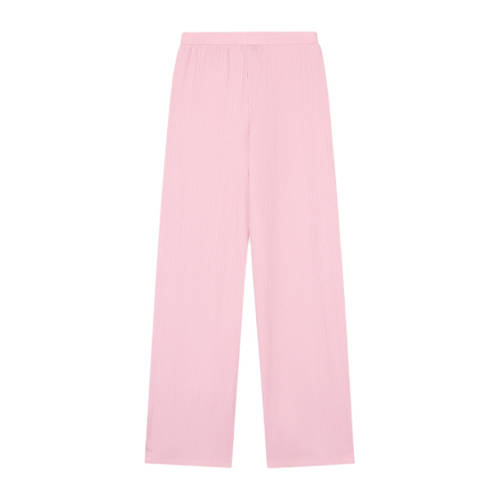 NIK&NIK loose fit broek Siri zachtroze Meisjes Polyester Effen 128