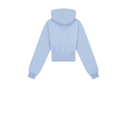NIK&NIK sweatvest Fos lavendelblauw Effen 140 | Vest van