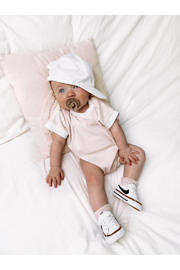 thumbnail: Babystyling romper lichtzand/wit