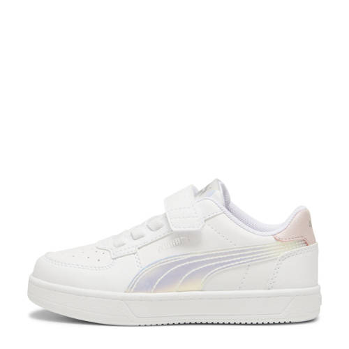 Puma Caven 2.0 Holo sneakers wit/lila/zilverkleurig Jongens/Meisjes - maat 35 afbeelding