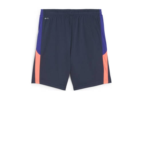 Puma sportshort donkerblauw blauw oranje Sportbroek Polyester 152