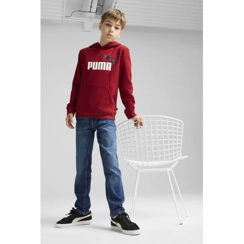 Puma hoodie rood Trui Jongens Katoen Capuchon Logo 128