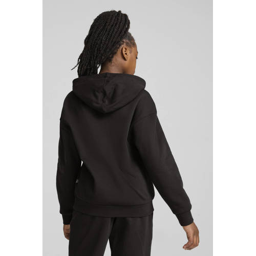 Puma hoodie zwart Trui Jongens Meisjes Katoen Capuchon Logo 164