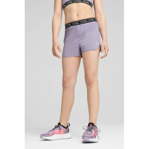Puma short Strong lila Korte broek Paars Meisjes Polyester Logo 152