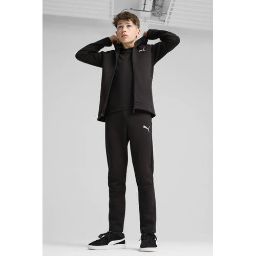 Puma sportvest zwart Jongens Meisjes Katoen Capuchon Effen 140