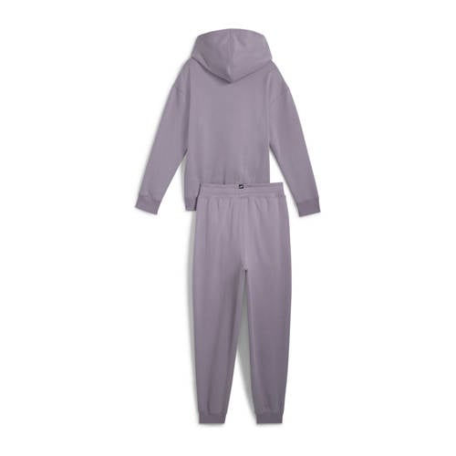 Puma joggingpak lila Trainingspak Paars Jongens Meisjes Katoen Capuchon 164