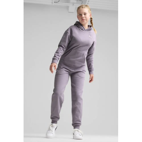 Puma joggingpak lila Trainingspak Paars Jongens Meisjes Katoen Capuchon 164
