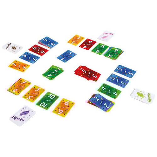 999 Games Ligretto groen Kaartspel | Kaartspel van 999 Games