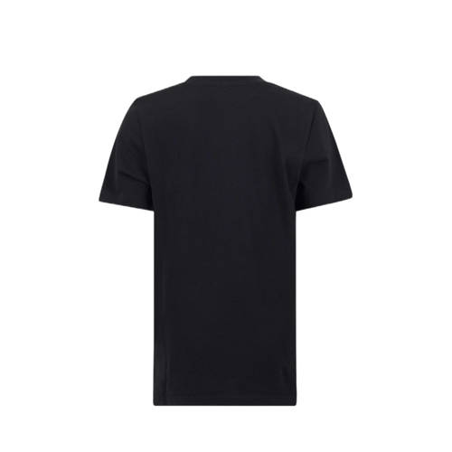 Shoeby T-shirt met printopdruk zwart Jongens Katoen Ronde hals Printopdruk 122 128