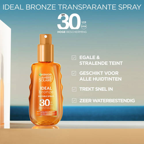 Garnier Ambre Solaire onzichtbare beschermende zonnebrand spray SPF30 150 ml
