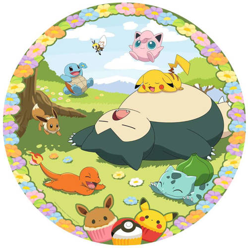 Ravensburger Round puzzle Pokémon Ronde Legpuzzel