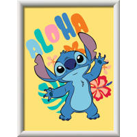 thumbnail: Ravensburger  CreArt Disney Aloha Stitch - Schilderen op nummer voor kinderen