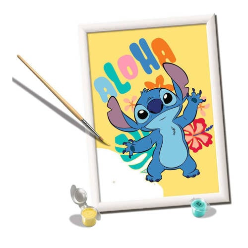 Ravensburger CreArt Disney Aloha Stitch Schilderen op nummer voor kinderen